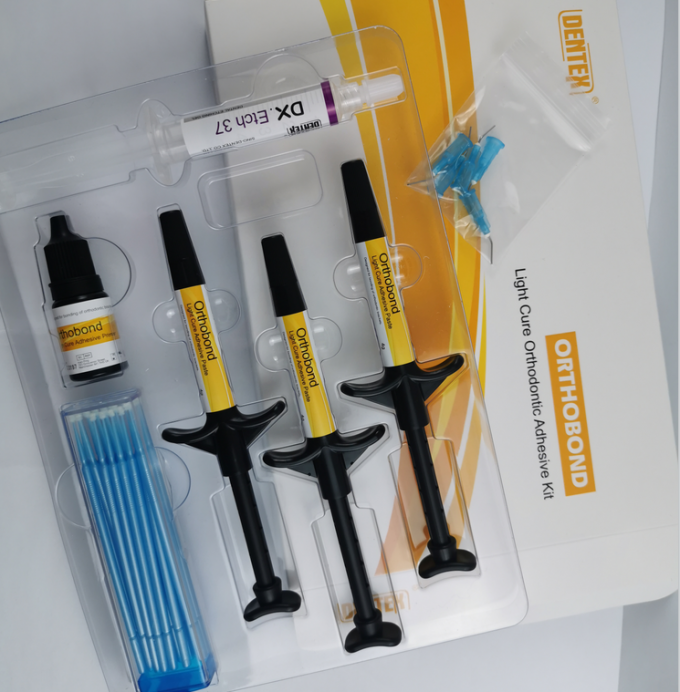 Dental Light Cure Composite Orthodontic Adhesive Kit For Bracket