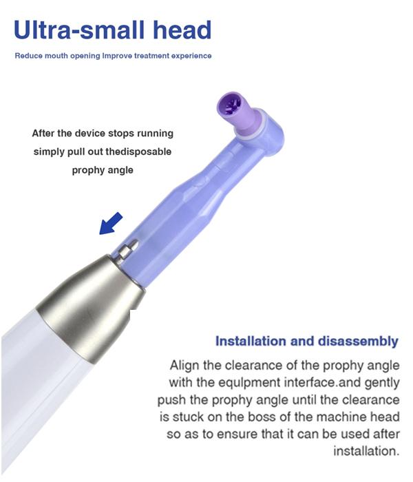Dental Cordless Polishing Wireless Electric Motor With Prophy Angles ...