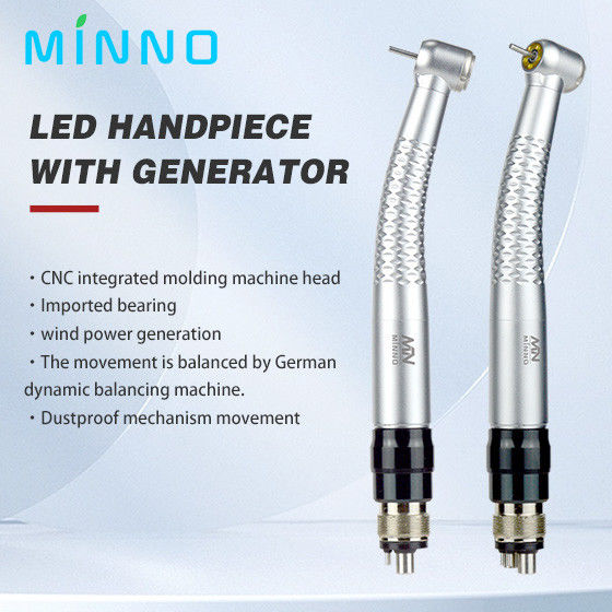 CE Dental High Speed Handpiece 25000RPM Push Type Handpiece