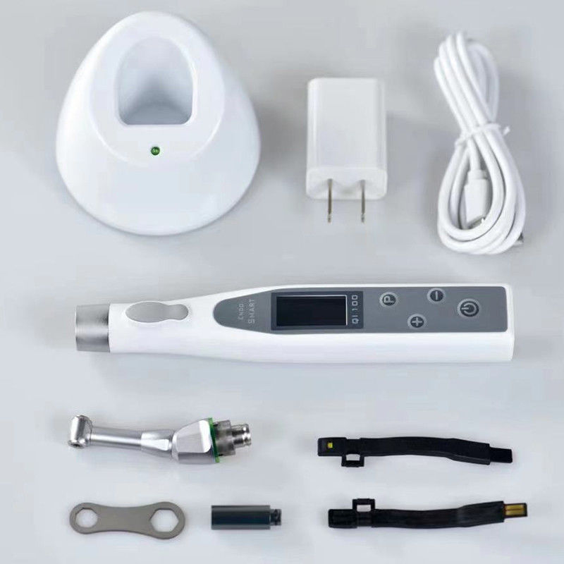 Dental Wireless Endo Motor with LED Lamp EndoMotor 16:1 Dental Reduction Contra Angle