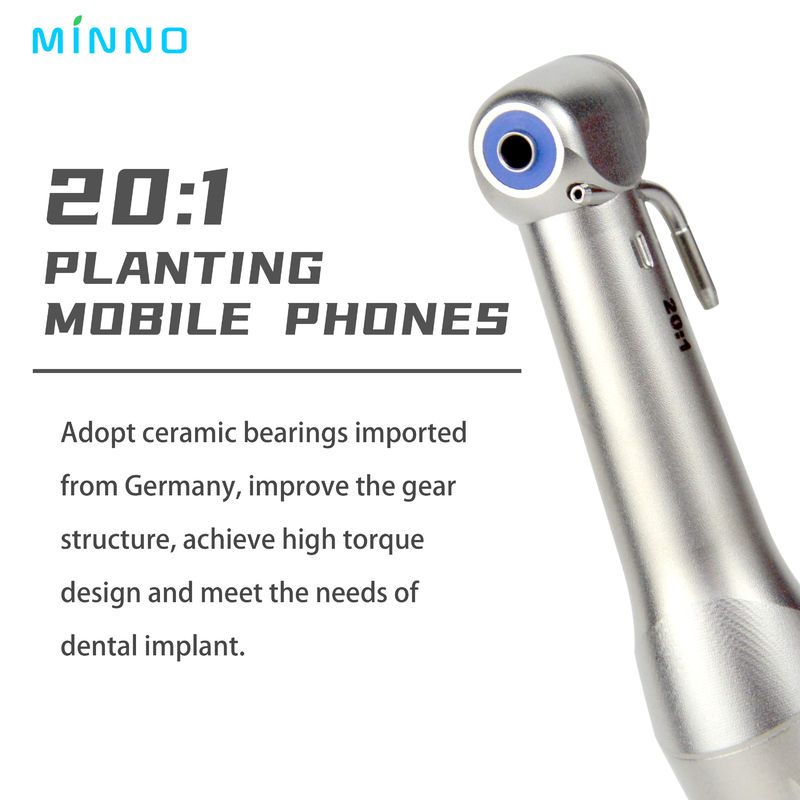 CA-520-2 Surgical Handpiece 20/1 lmplant Contra Angle External Water Spray Low Speed Handpiece Without LED Colors