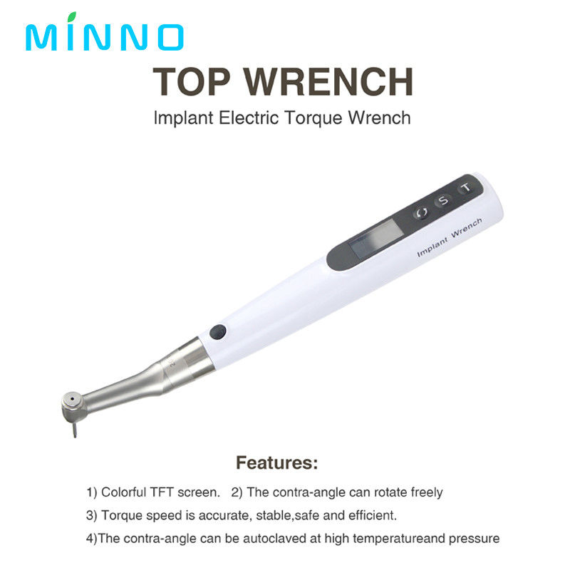 Dental Cordless 360° Rotating Mini Torque Wrench from BetterWay Motor X for Endodontic Implant Abutment Attachment and R