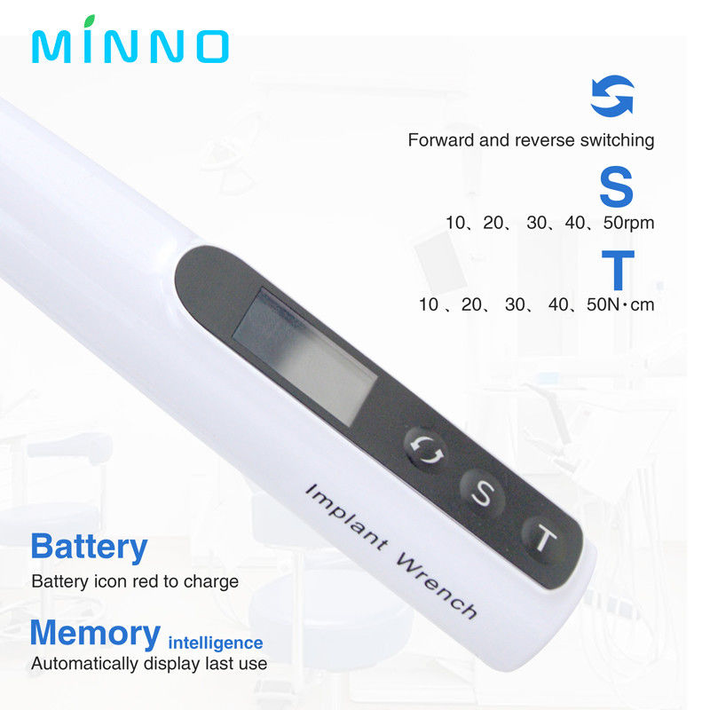 Dental Cordless 360° Rotating Mini Torque Wrench from BetterWay Motor X for Endodontic Implant Abutment Attachment and R