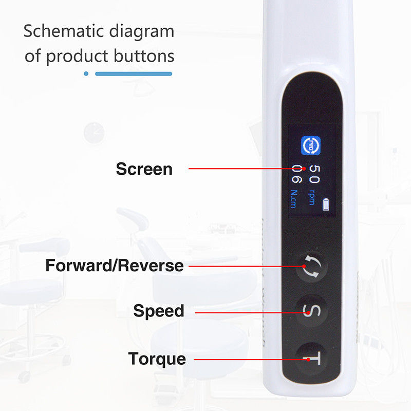 Dental Cordless 360° Rotating Mini Torque Wrench from BetterWay Motor X for Endodontic Implant Abutment Attachment and R