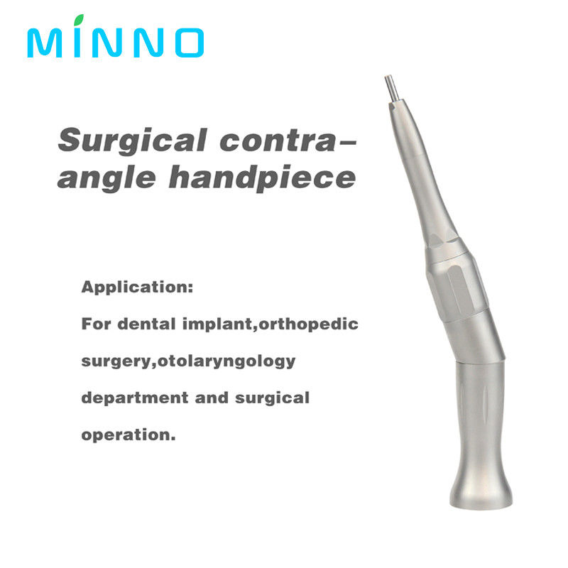 Dental Low Speed Handpiece With Led Fiber Optic Stainless Steel Speed Increasing Contra Angle Water Spray Medical