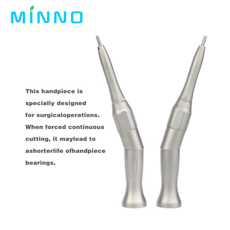 Dental Low Speed Handpiece With Led Fiber Optic Stainless Steel Speed Increasing Contra Angle Water Spray Medical