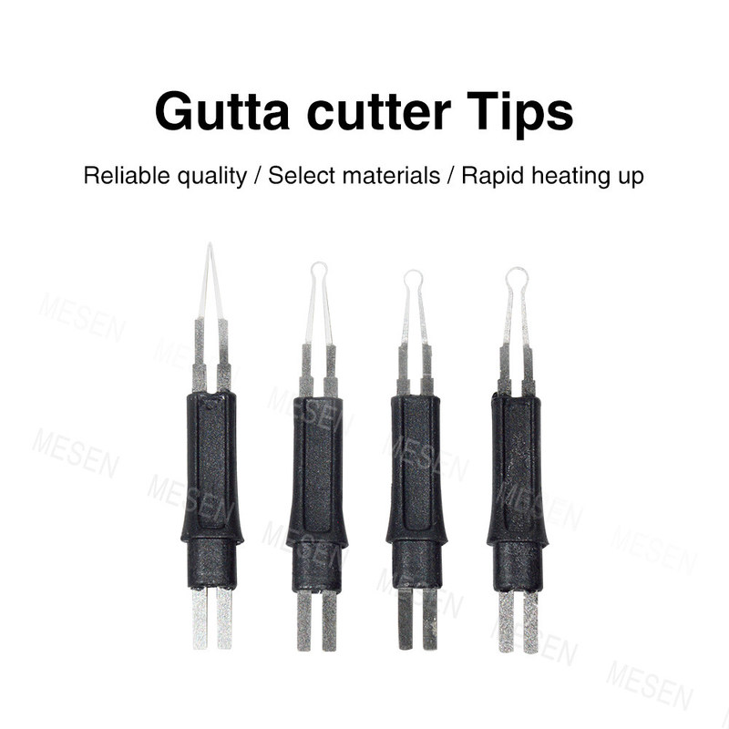 2 Kits Dental Heated Gutta Cutter Tips – 4pcs/Pack, For Gutta Percha Point, Endodontics, FRZ1250100203