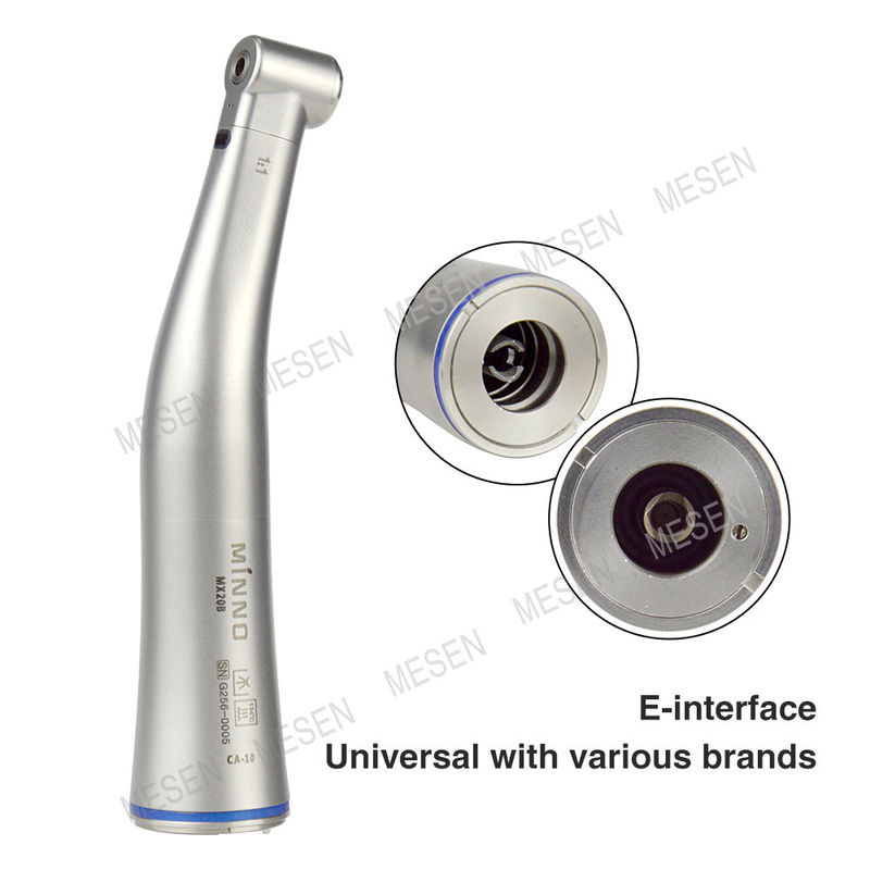 1/ 1 Inner Channel Low Speed Handpiece  4 Holes  Low Speed LED Dental Handpiece