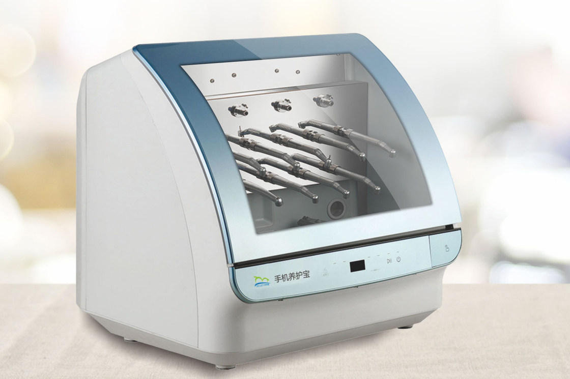 High Speed Dental Handpiece Cleaning Machine 1 Year Warranty