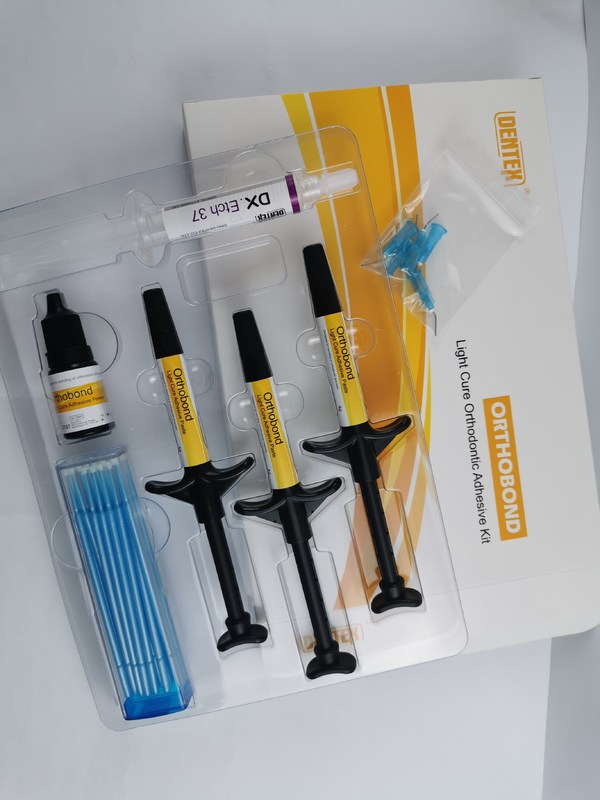 Dental Light Cure Composite Orthodontic Adhesive Kit For Bracket